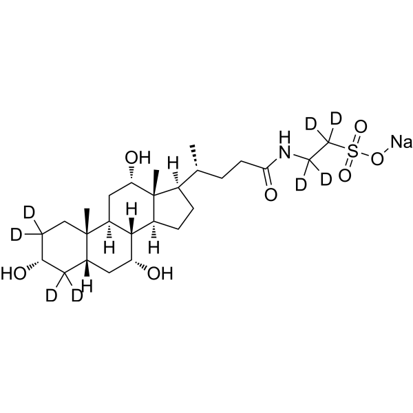 Taurocholic acid-d8 sodium 1351996-69-4